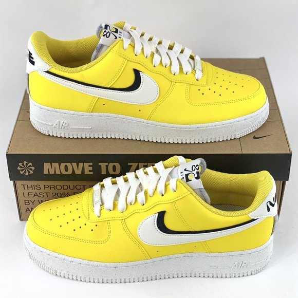 Nike Other - Nike Air Force 1 '07 LV8 '82 Tour Yellow Men's Sneakers Shoes White DO9786-700